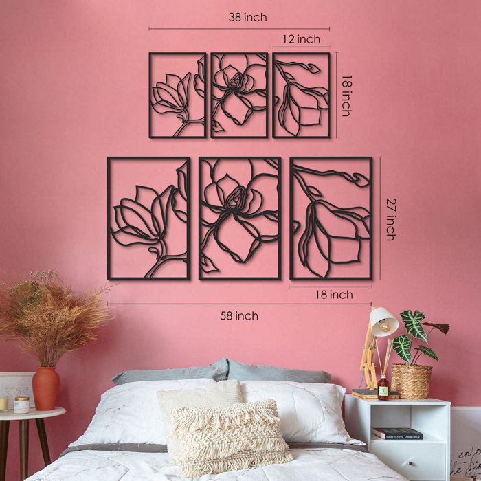 Red Barrel Studio® Metal Floral And Botanical Wall Decor & Reviews